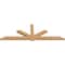 Ekena Millwork Kennewick Timber Gable Bracket, Western Red Cedar, 108"W x 36"H x 3 1/2"D x 5 1/2"F, 8/12 Pitch GBW108X36X0406KEN00SWR - alternate 3